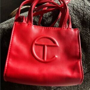 Telfar Bold Red Mini Bag
